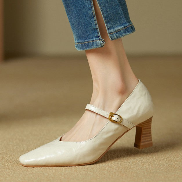 Orvane | Mary Jane Cuir Premium