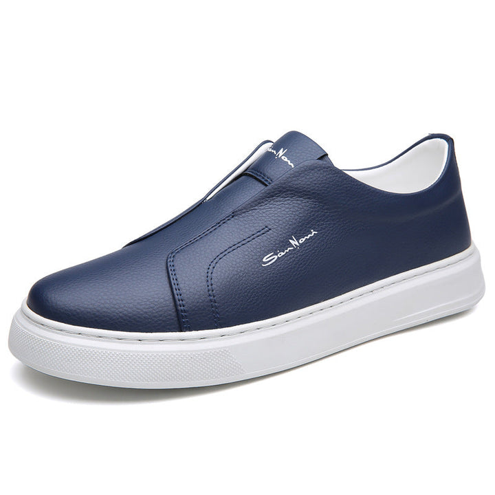 Vincent | Baskets Sans Lacets Confort Quotidien en Cuir