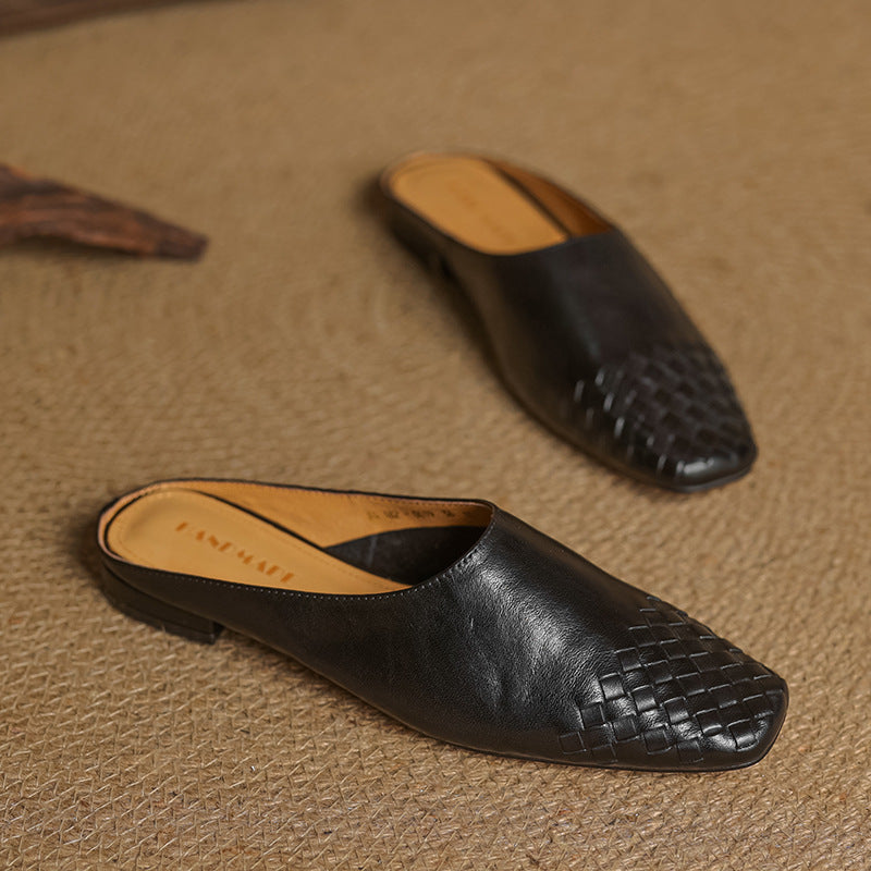 Viola | Mules Cuir Bout Pointu
