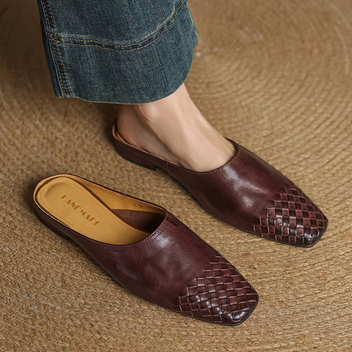 Viola | Mules Cuir Bout Pointu