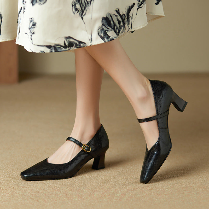 Orvane | Mary Jane Cuir Premium