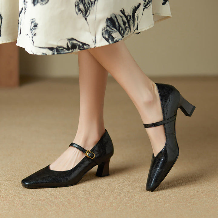Orvane | Mary Jane Cuir Premium
