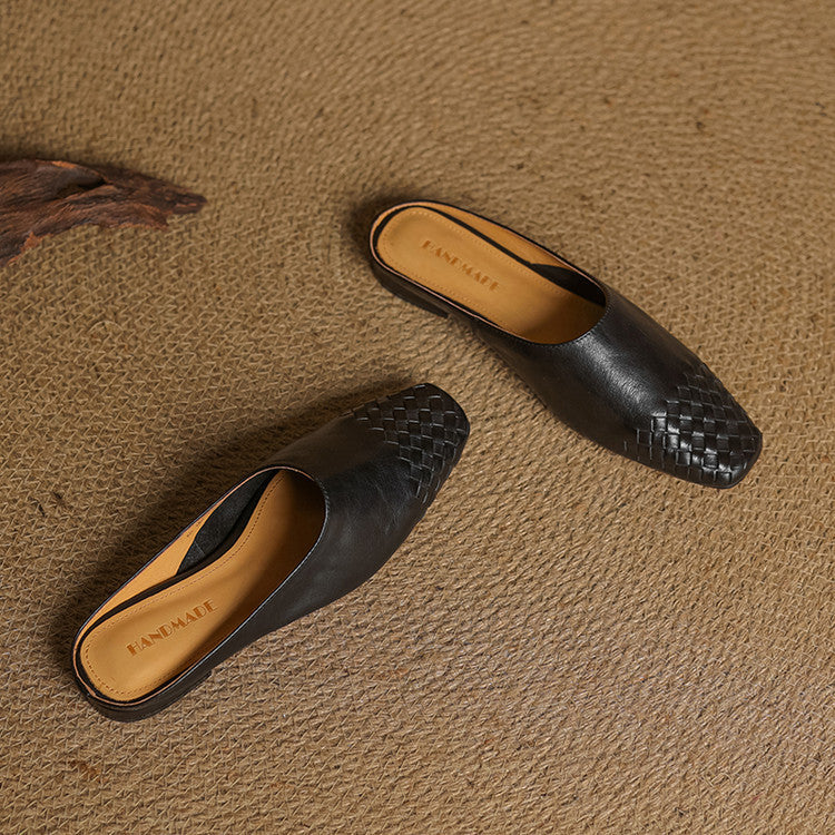 Viola | Mules Cuir Bout Pointu