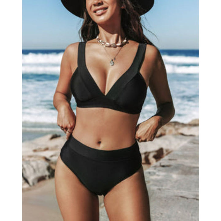 Hilde | Maillot Uni Taille Haute