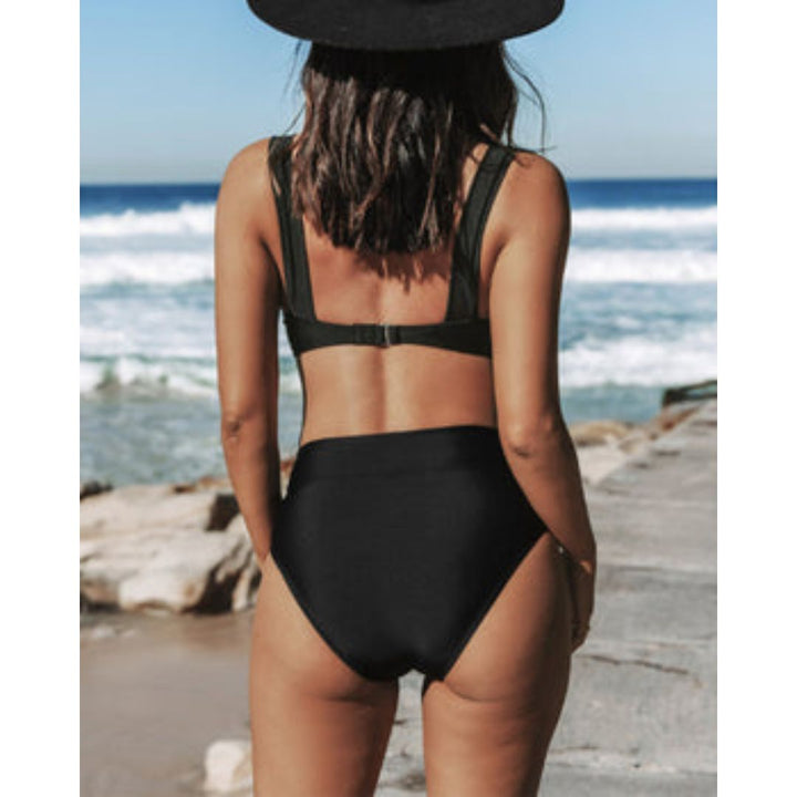 Hilde | Maillot Uni Taille Haute
