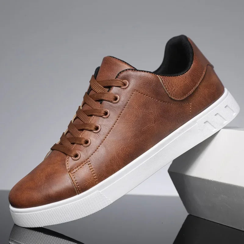 Adrien | Chaussure Lacée Décontractée en Cuir