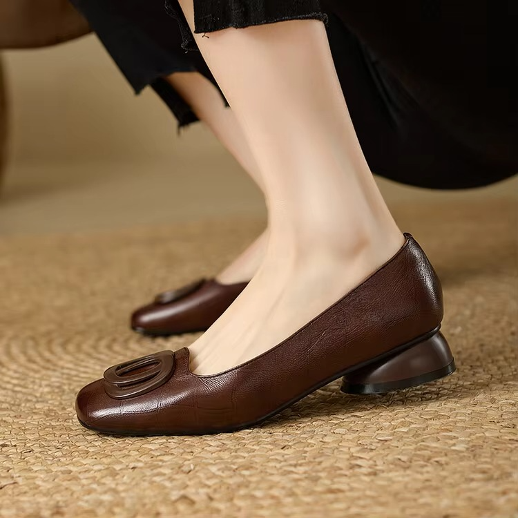 Opium | Ballerines Cuir Signature