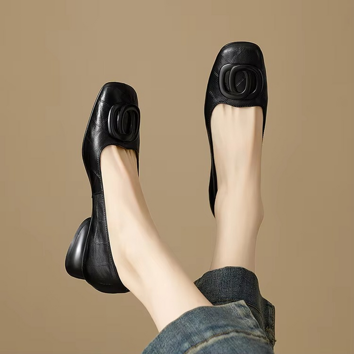 Opium | Ballerines Cuir Signature