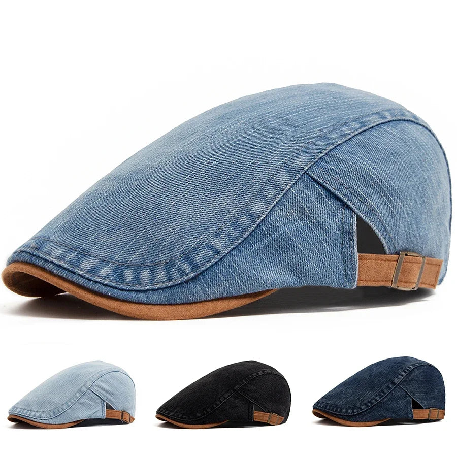 Charles | Casquette Denim Coton Homme