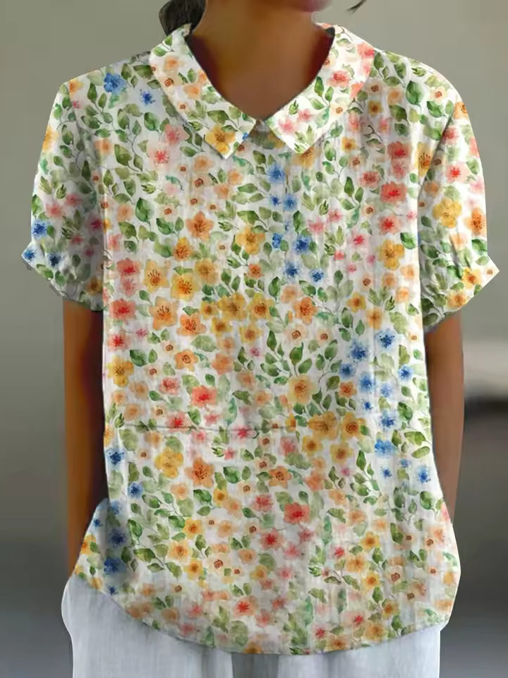 Mila | Chemise Confettis Fleurie