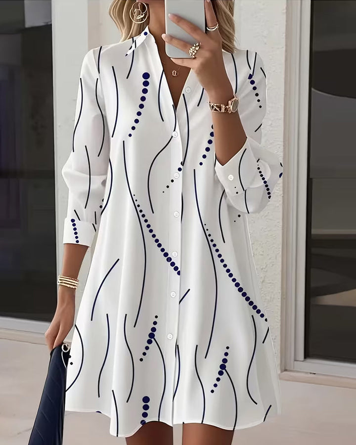 Ondine | Chemise Femme Col Ondulé Élégante