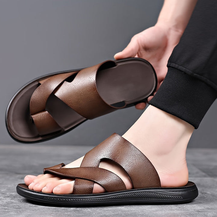 Maurice | Sandale Homme Cuir Bride Croisée