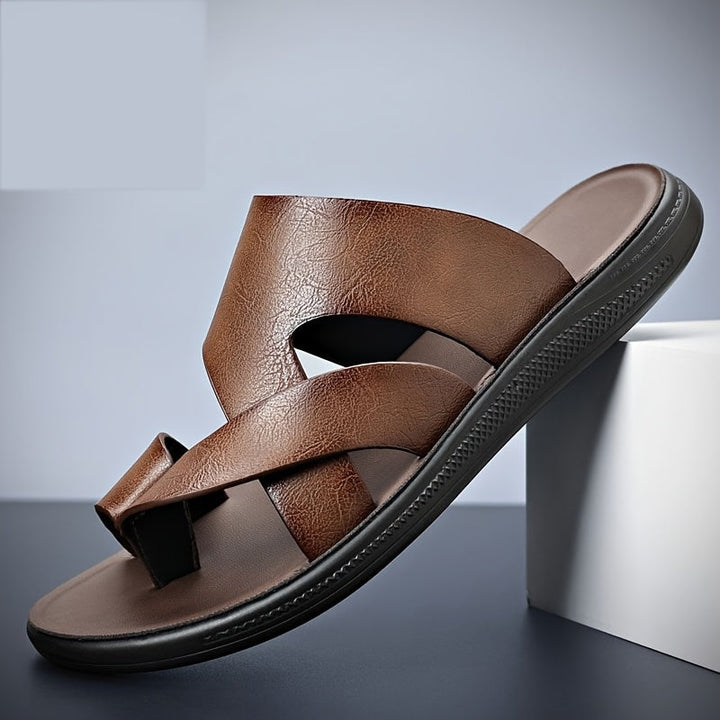 Maurice | Sandale Homme Cuir Bride Croisée