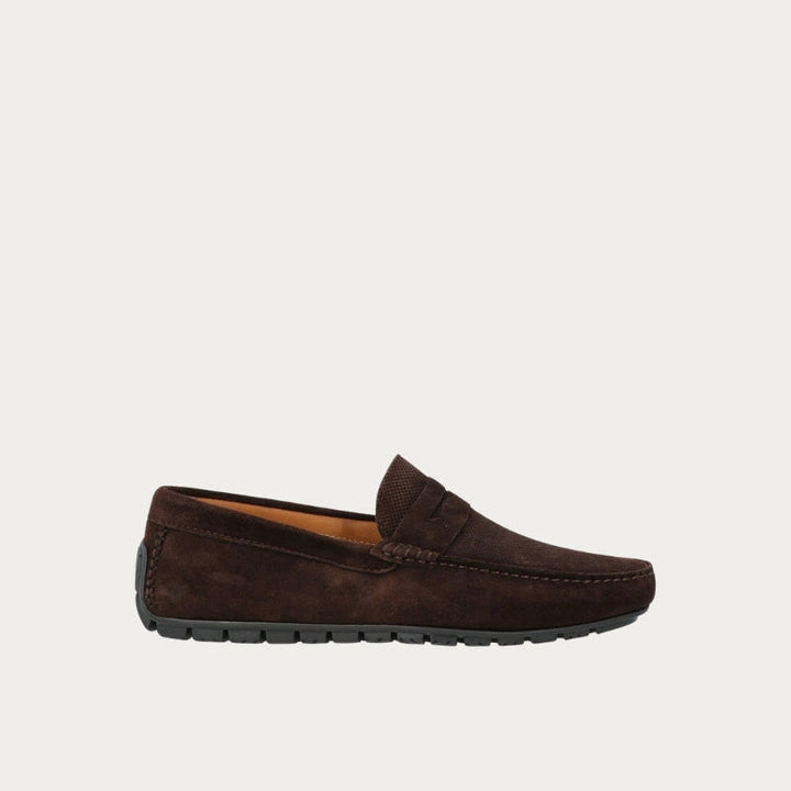 Noah | Mocassins Suède Bateau Chocolat