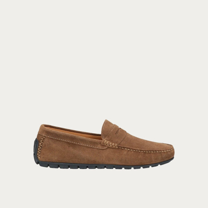 William | Mocassins Suède Bateau Marron