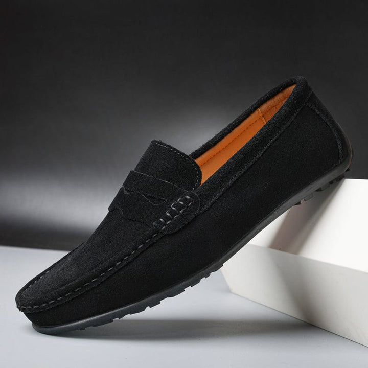 Gaston | Mocassin Daim Confort Chic