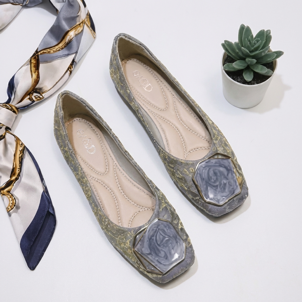 Liora | Ballerines Maille Premium