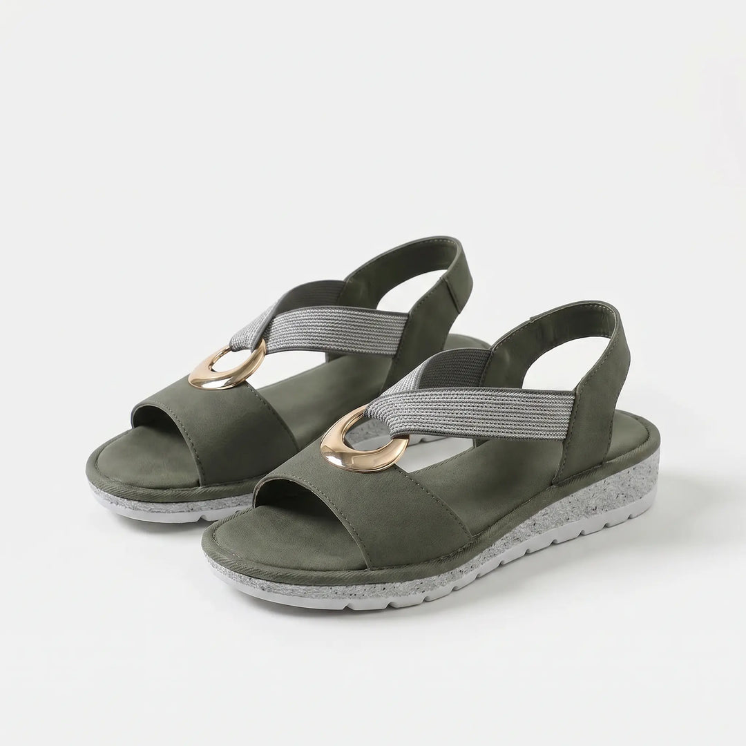 Luna | Sandale Orthopédique Confort en Cuir