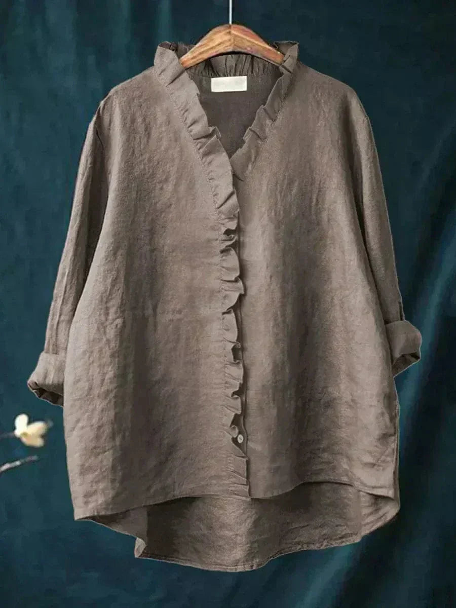 Eline | Chemise Légère aux Tons Naturels