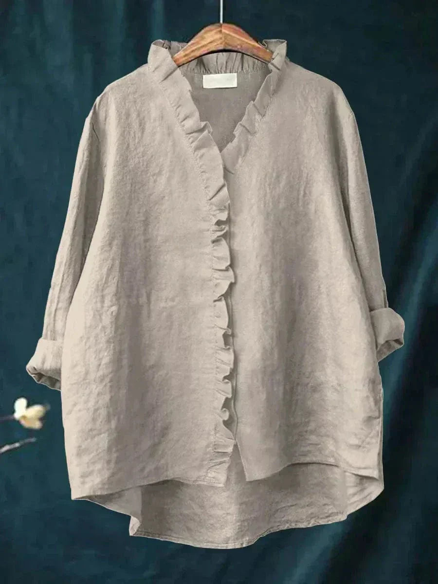 Eline | Chemise Légère aux Tons Naturels