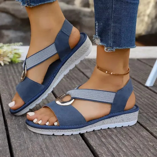 Luna | Sandale Orthopédique Confort en Cuir