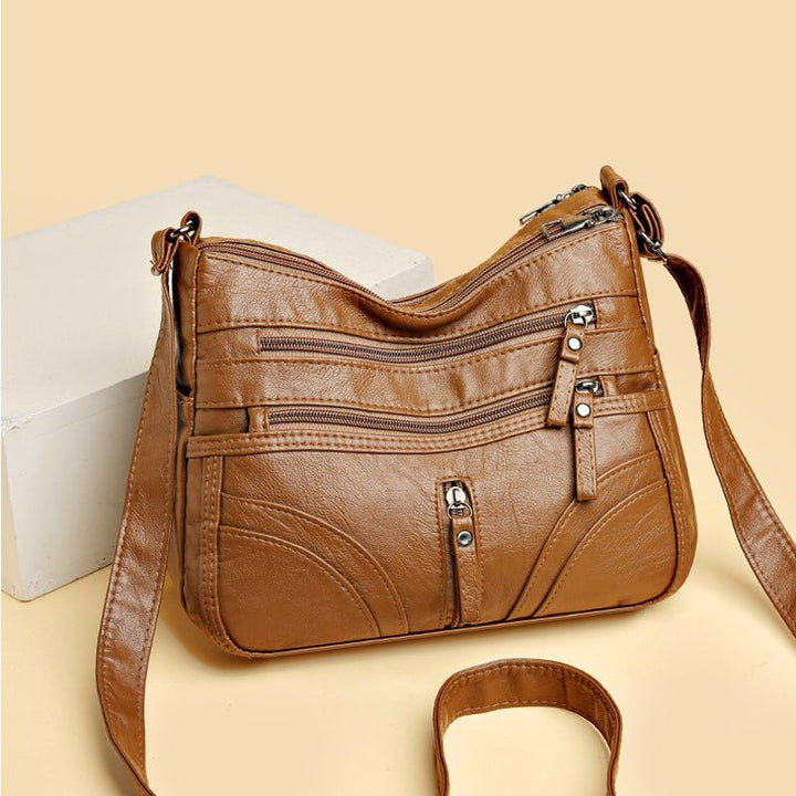 Janet | Sac Vintage Décontracté en Cuir