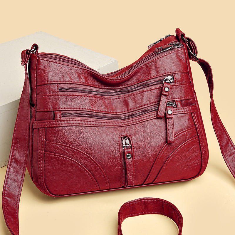 Janet | Sac Vintage Décontracté en Cuir