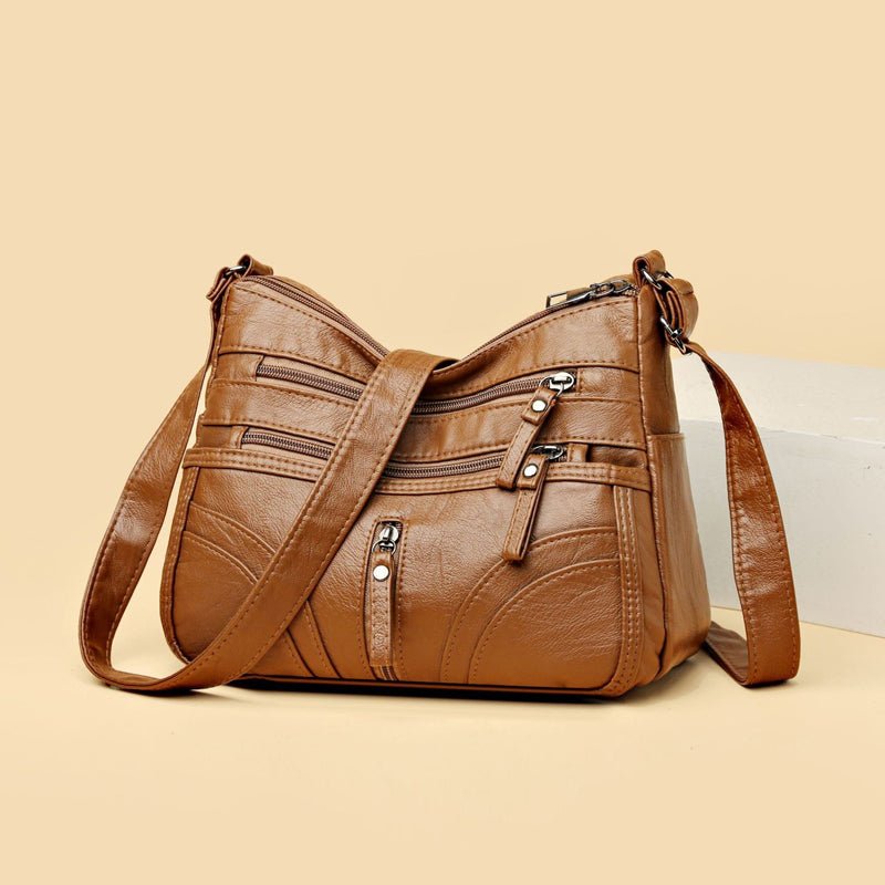 Janet | Sac Vintage Décontracté en Cuir
