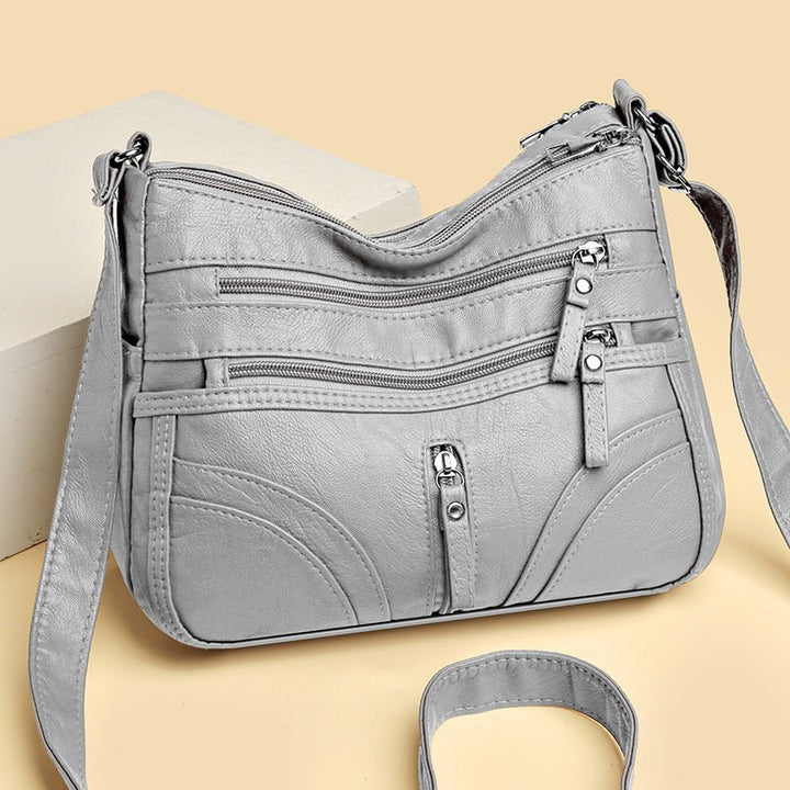 Janet | Sac Vintage Décontracté en Cuir