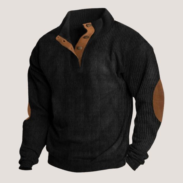 ARAMIS - Sweatshirt en Velours Côtelé à Col