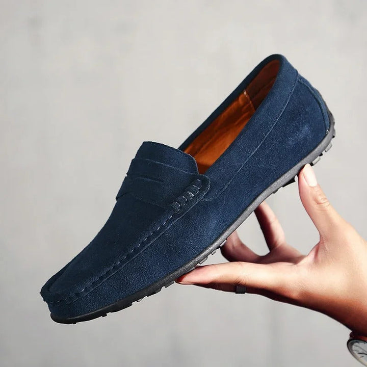 Gaston | Mocassin Daim Confort Chic