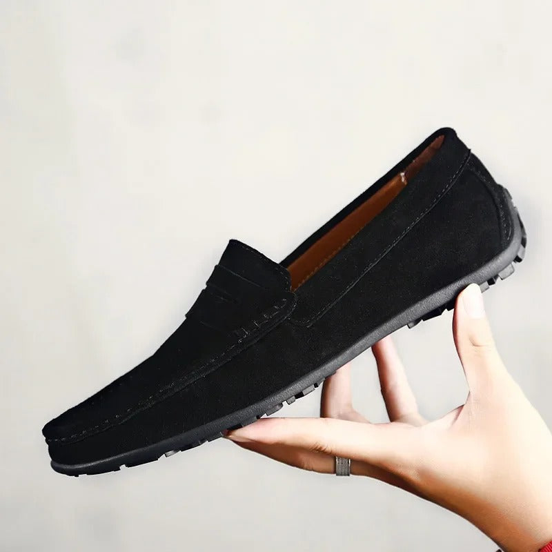 Gaston | Mocassin Daim Confort Chic