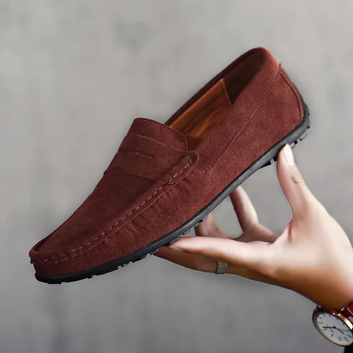 Gaston | Mocassin Daim Confort Chic