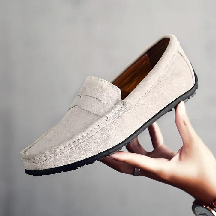 Gaston | Mocassin Daim Confort Chic