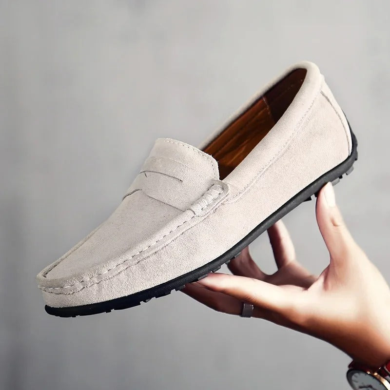 Gaston | Mocassin Daim Confort Chic