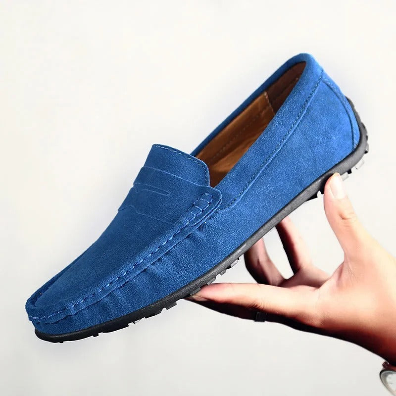 Gaston | Mocassin Daim Confort Chic